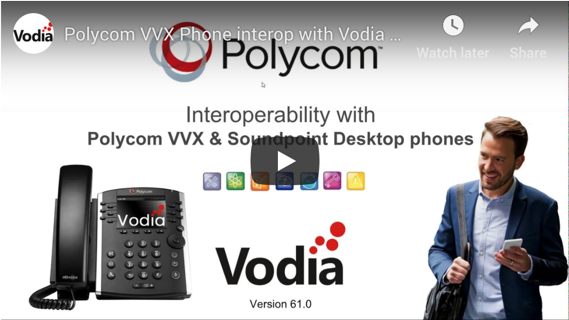 Vodia with Polycom