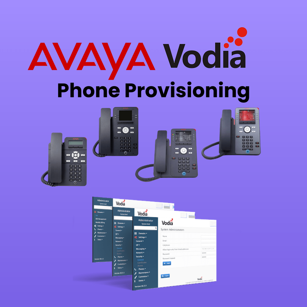 Avaya J1 Series Auto provisioning with the Vodia PBX Phone System | Vodia  Blog